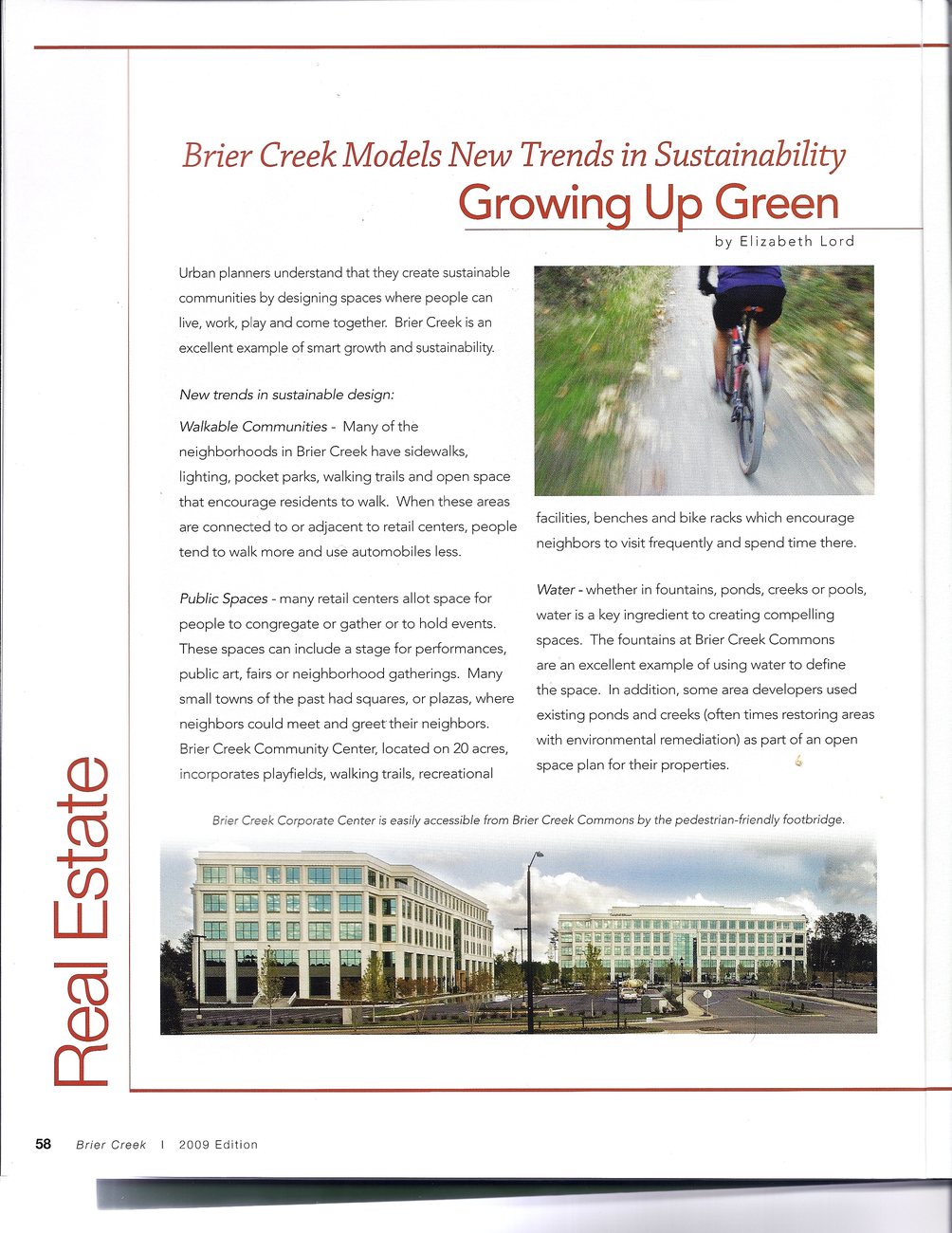 Article for Real Estate Magazine