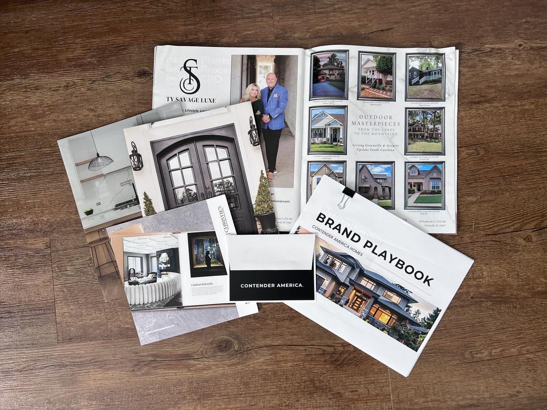 Homebuilder advertising and collateral designs