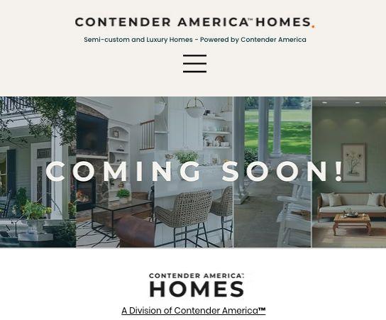 Contender America Homes website